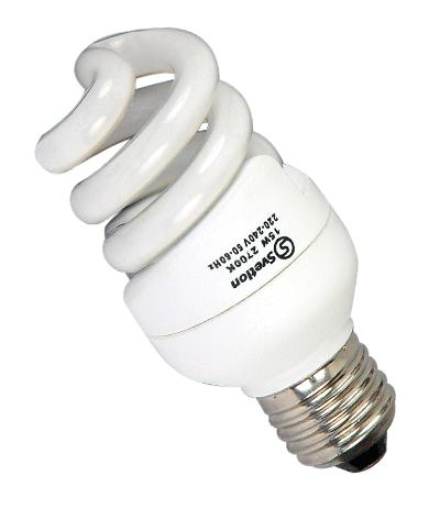 Лампа  "спираль" E27 15W, 20W, 26W стандарт.